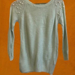 Sweater with Pearls